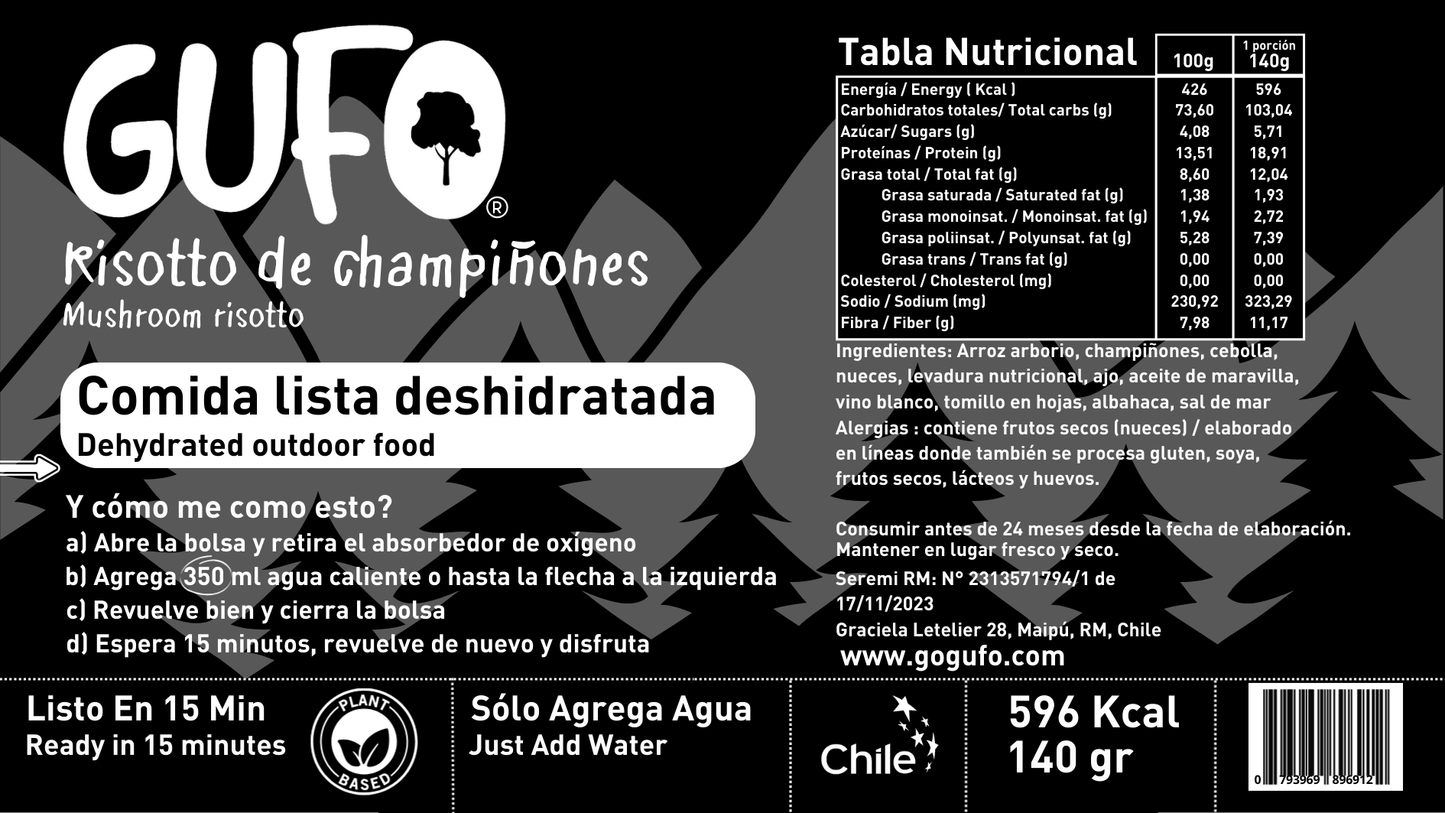 Risotto de Champiñones