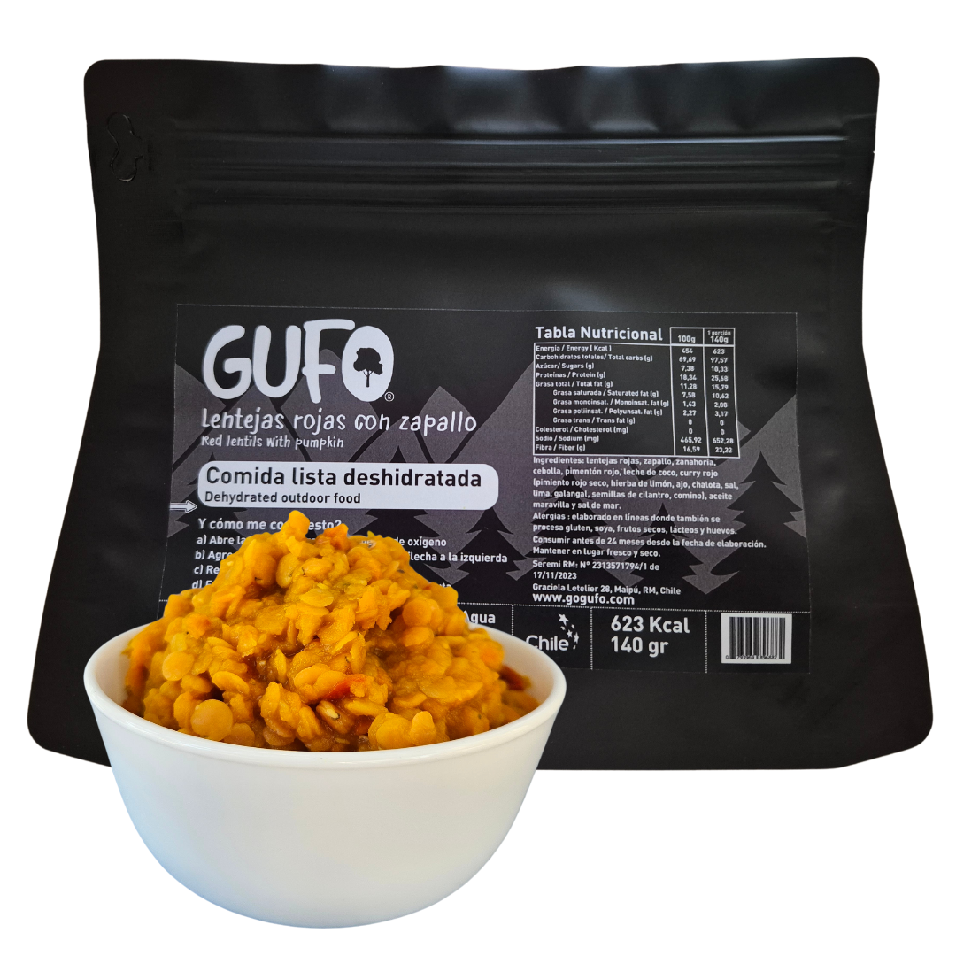 Lentejas Rojas con Zapallo