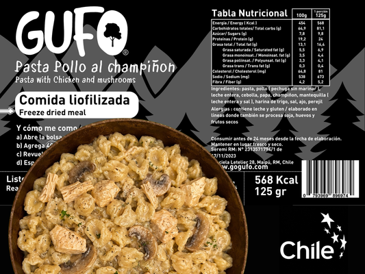 Pasta Pollo al Champiñon