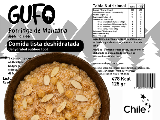 Porridge de manzana