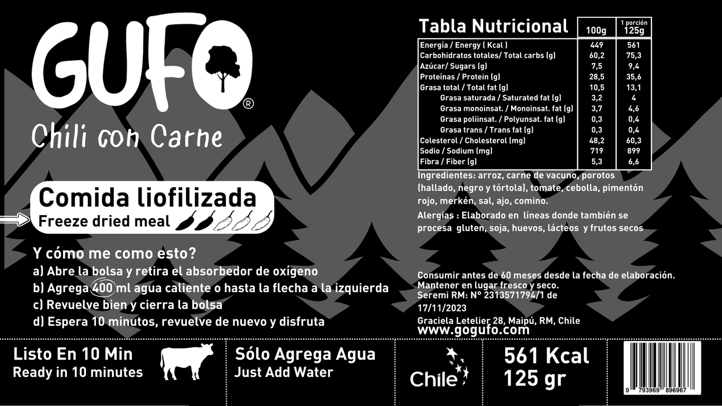 Chili con Carne / Estofado Tex-Mex