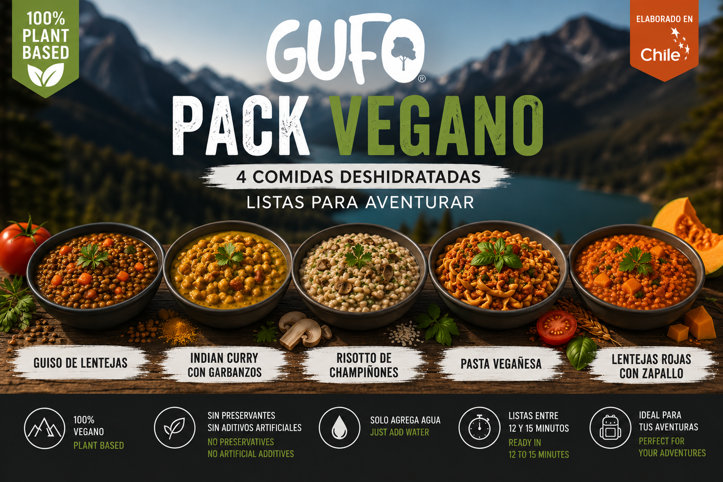 Pack Plant-Based ( 5 comidas )